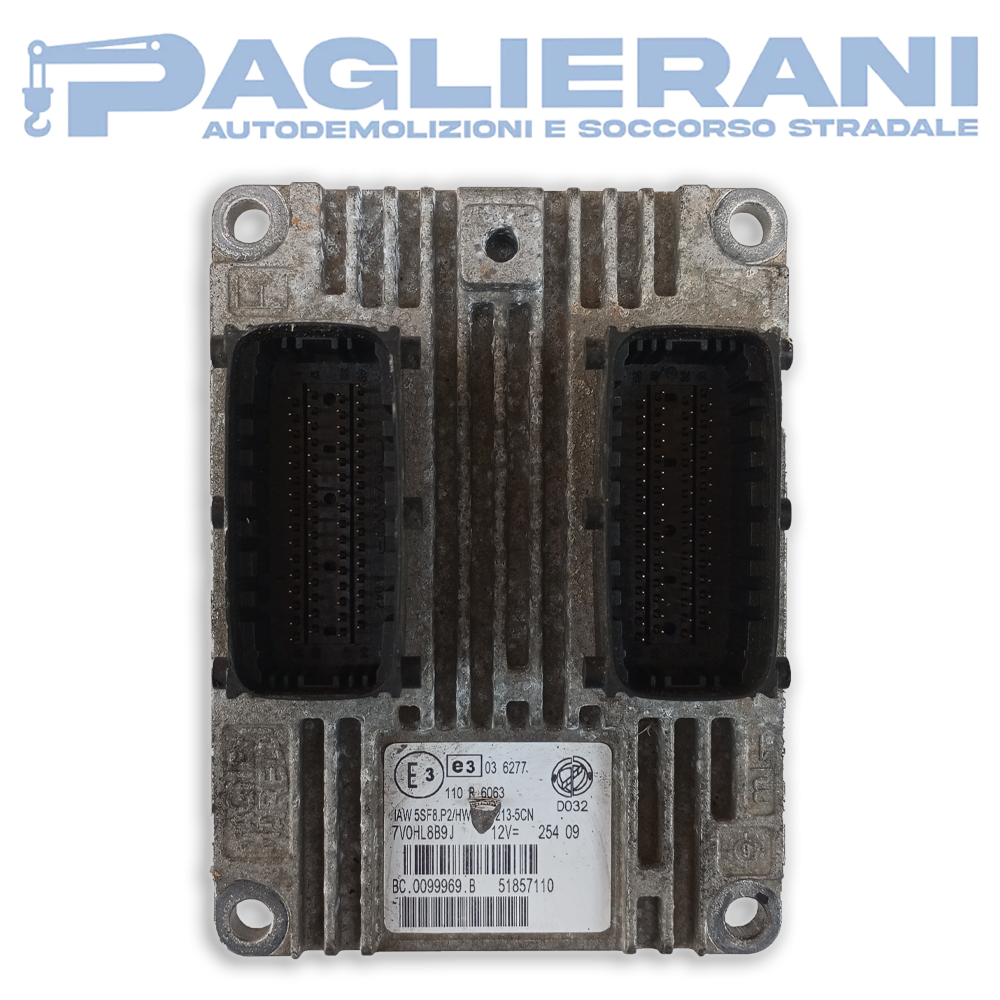 Centralina ECU Magneti Marelli FIAT Grande Punto IAW5SF8.P2 (Codice Rif. 51857110)