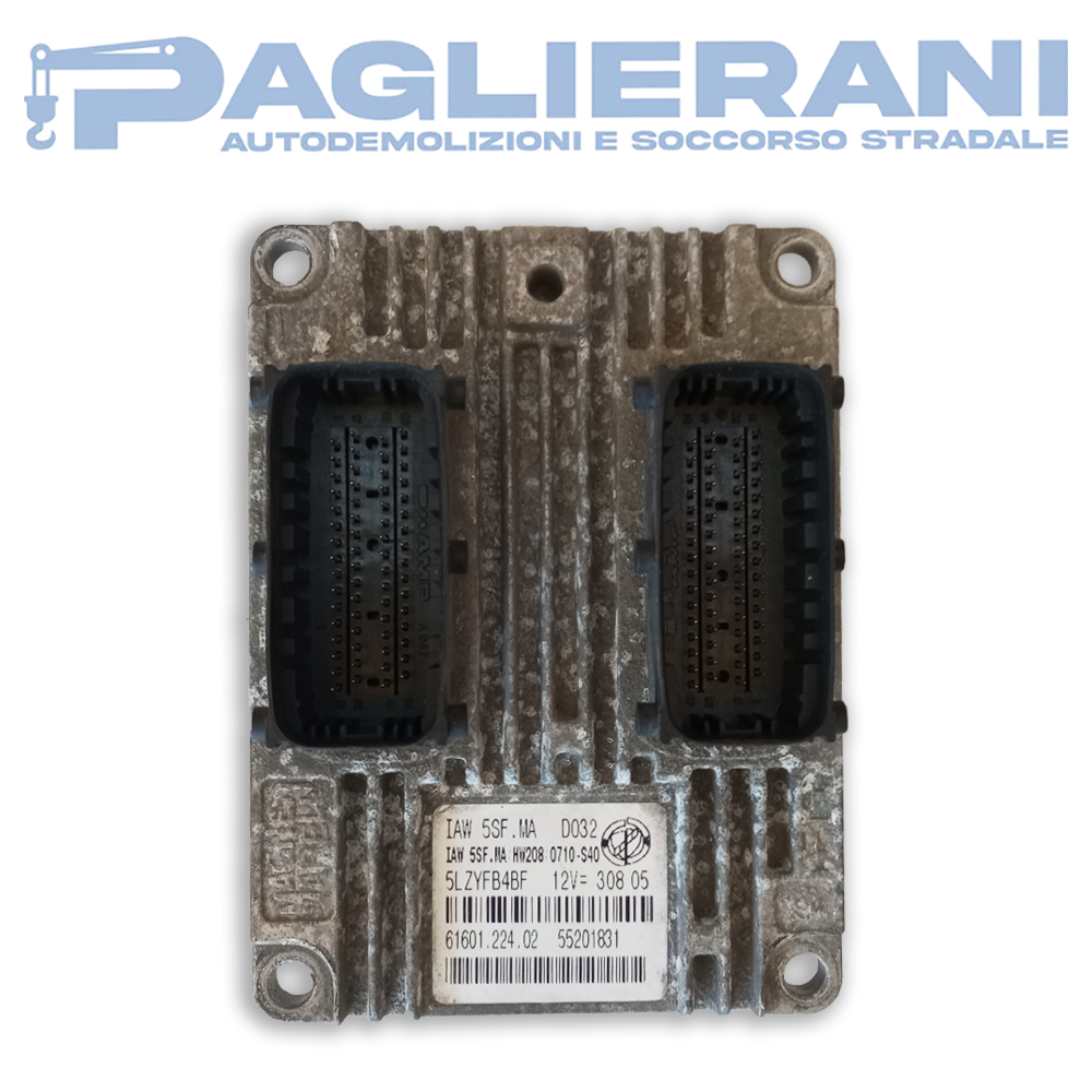 Centralina Magneti Marelli ECU Motore IAW5SFMA D032 5LZYFB4BF (Codice Rif. 55201831)