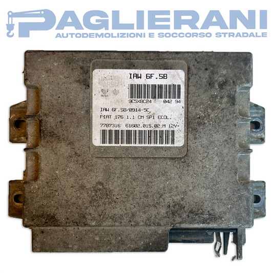 Magneti Marelli ECU Engine Control Unit FIAT Punto 176 1993-1999 IAW6FSB (7787316)