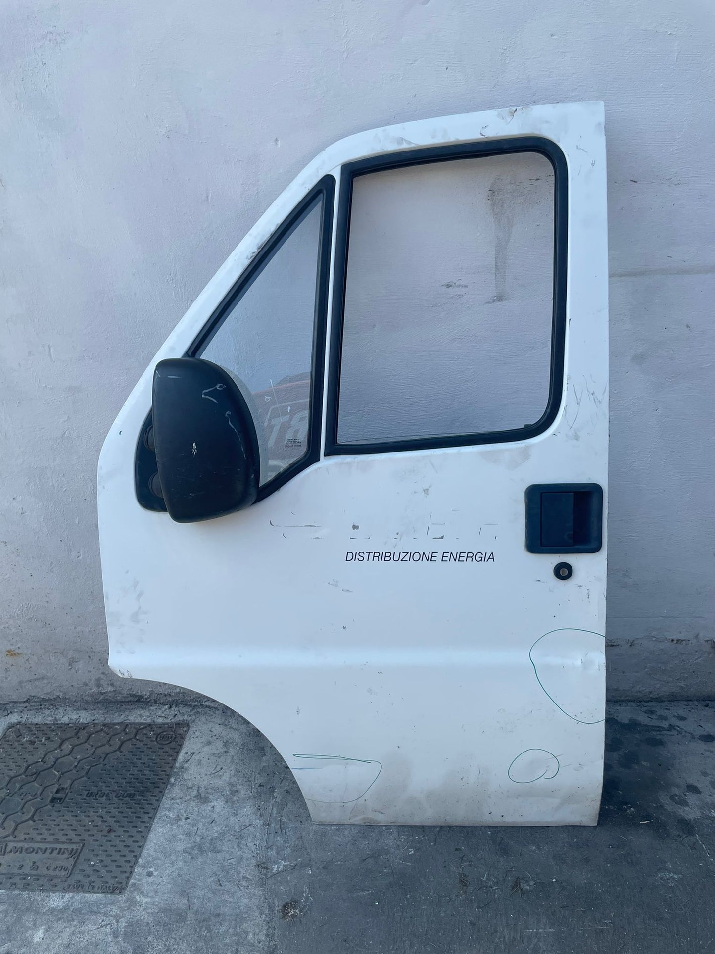 Porta Portiera Sportello Anteriore Originale Completo SX FIAT Ducato 1998 Bianco