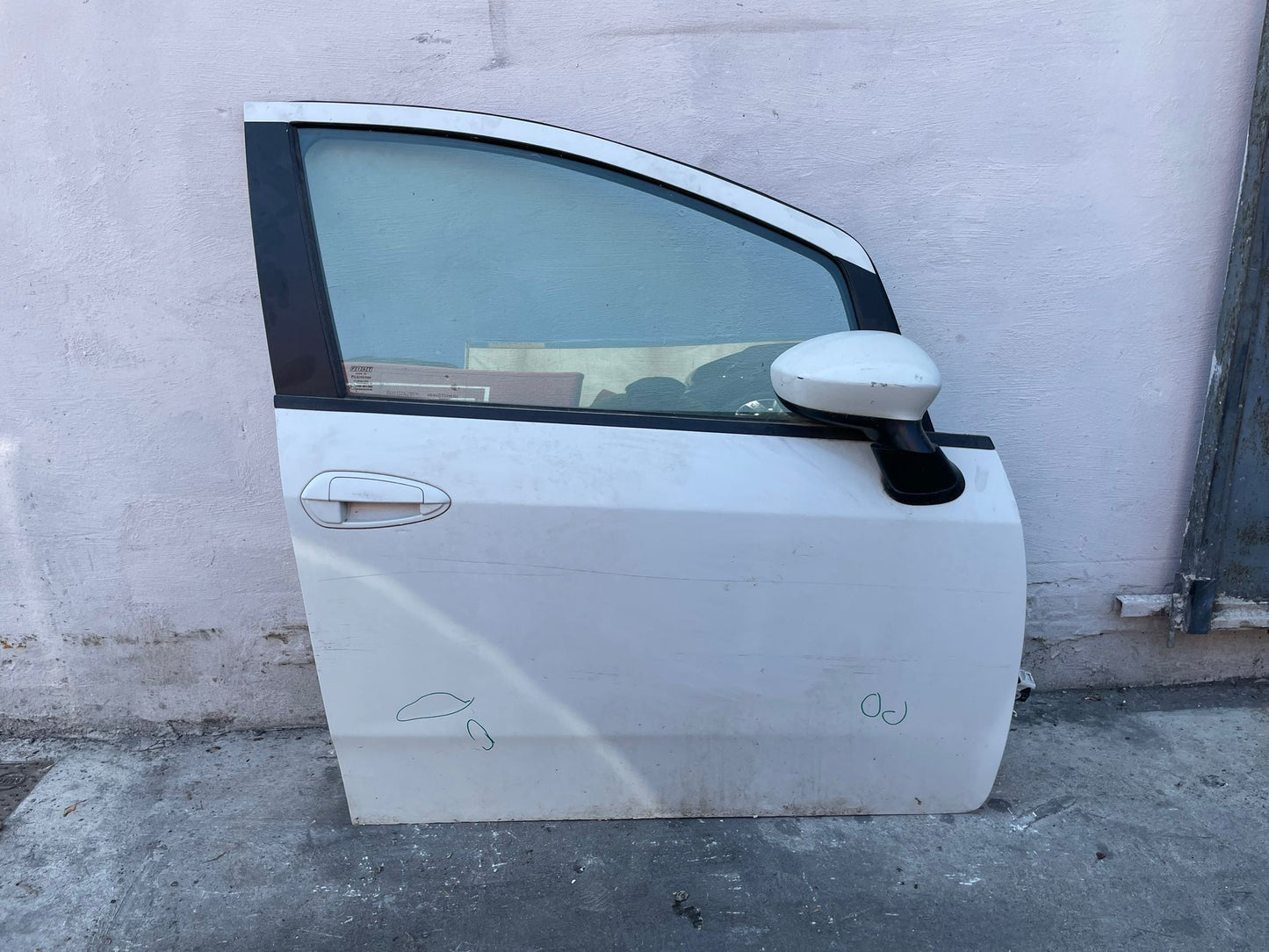 Porta Portiera Sportello Anteriore Originale Completo Destro DX FIAT Grande Punto EVO Bianco 2009-2018