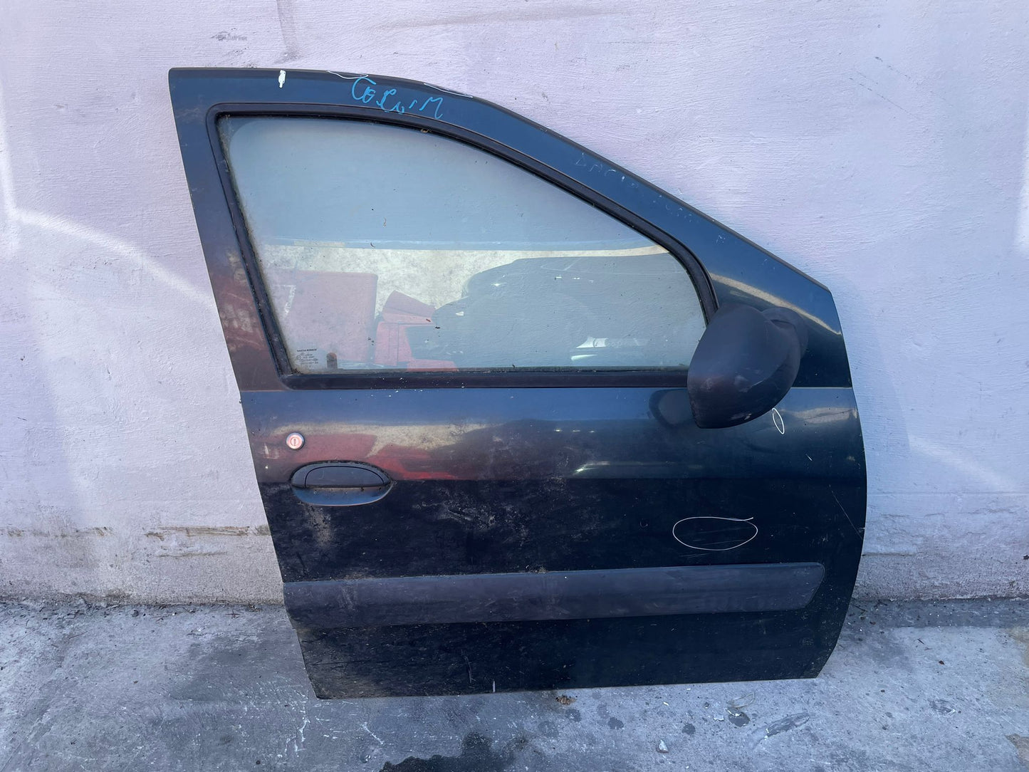 Porta Portiera Sportello Anteriore Originale Destro DX Dacia Lodgy 2007 Grigio Scuro