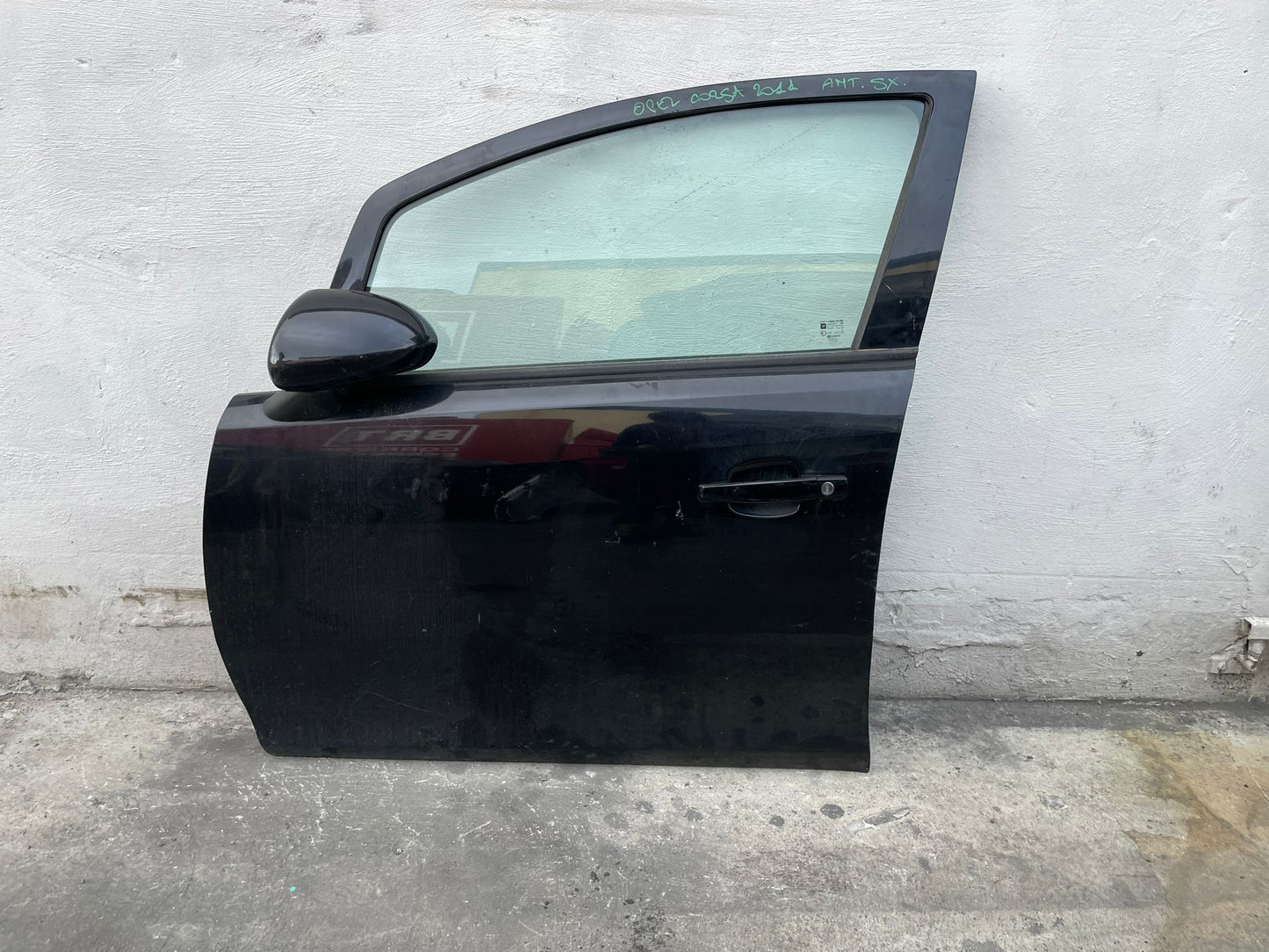 Porta Portiera Sportello Anteriore Originale Completo SX Opel Corsa D 2011 Nero