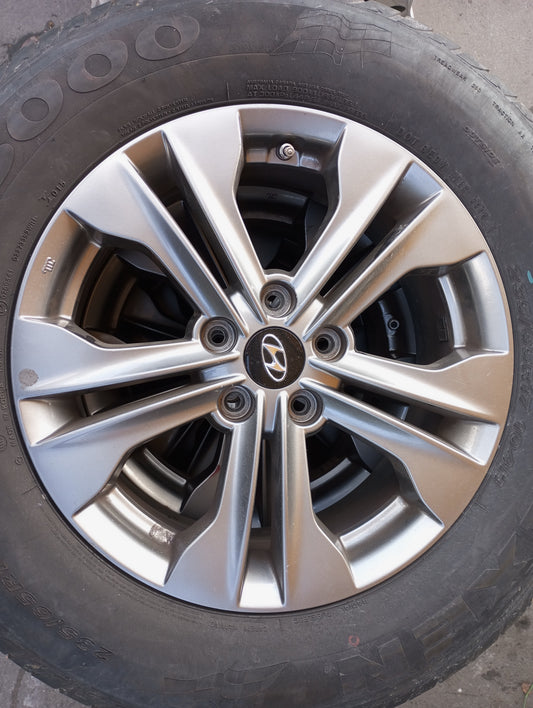4x Alloy Wheels 235/65 R17 104H Hyundai Santa Fé 2015