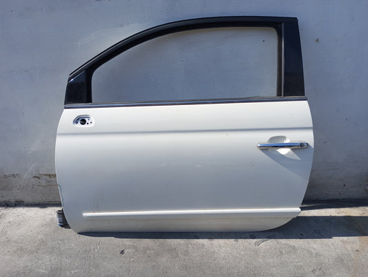 Porta Portiera Sportello Anteriore Originale SX FIAT 500 2008 Bianco