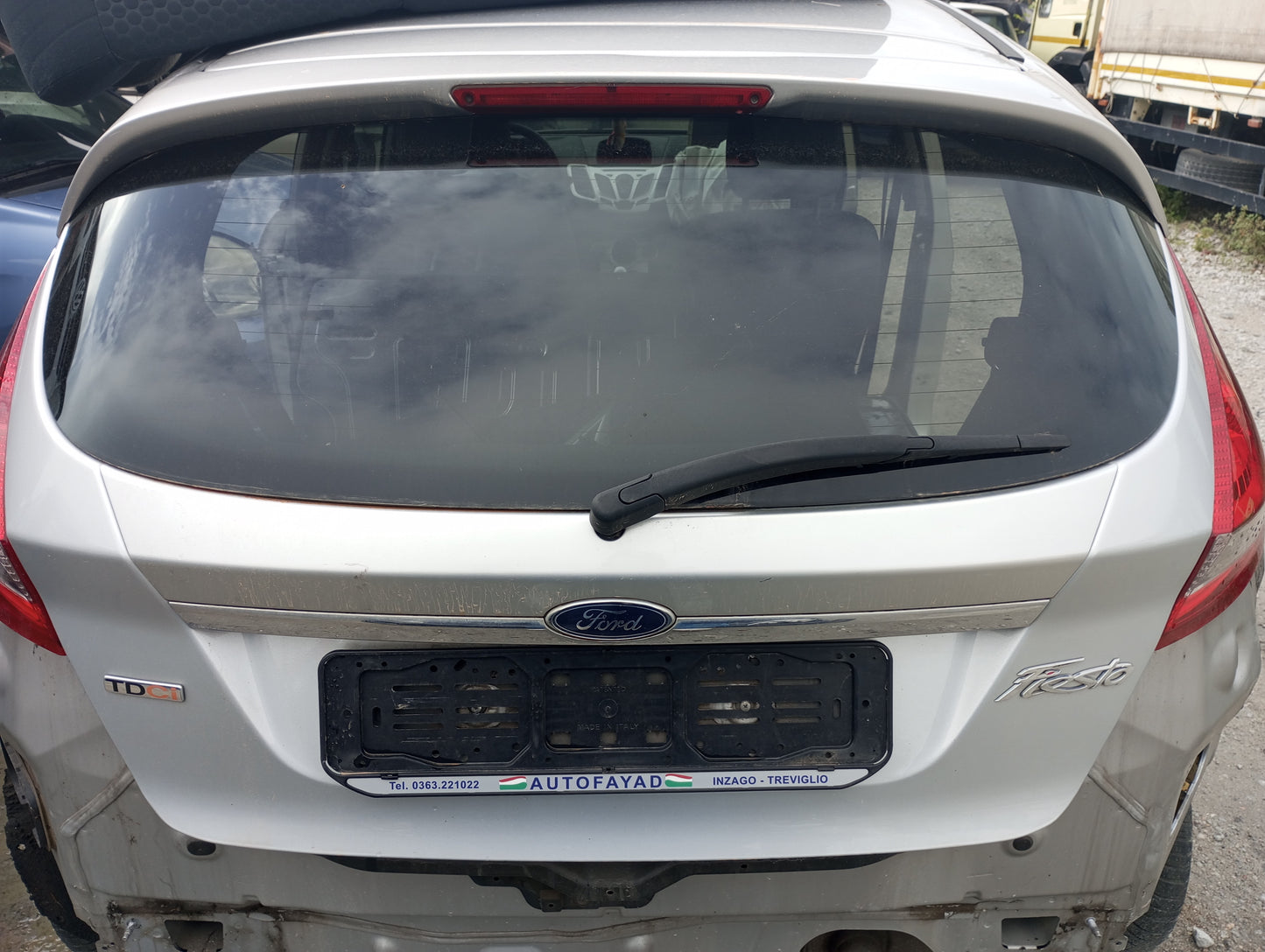 Portellone Completo Porta Posteriore Originale Ford Fiesta TDCi Argento/Grigio 2012