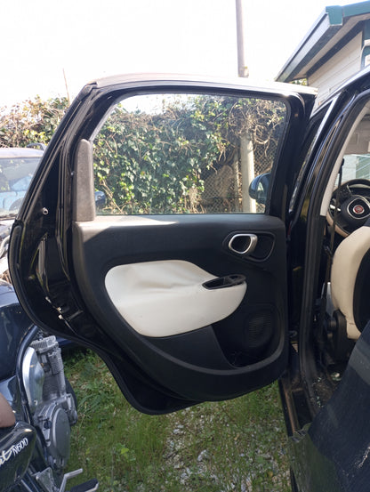 Door Rear Door Original Left SX FIAT 500L 2017 Black