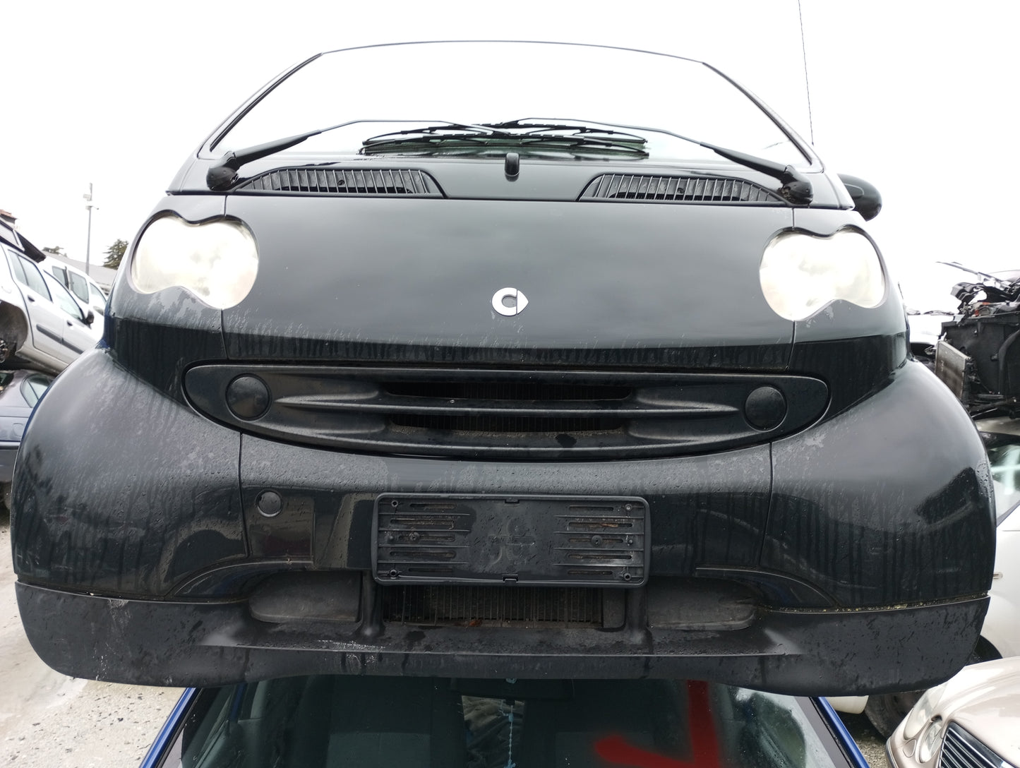 Original Front Bumper Smart ForTwo W450 Black 2005