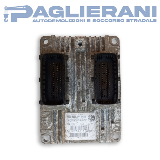 Centralina ECU Fiat Panda 1.2 Benzina 2010>2013 IAW5SF8M4 D032 (Codice Rif. 51868981)