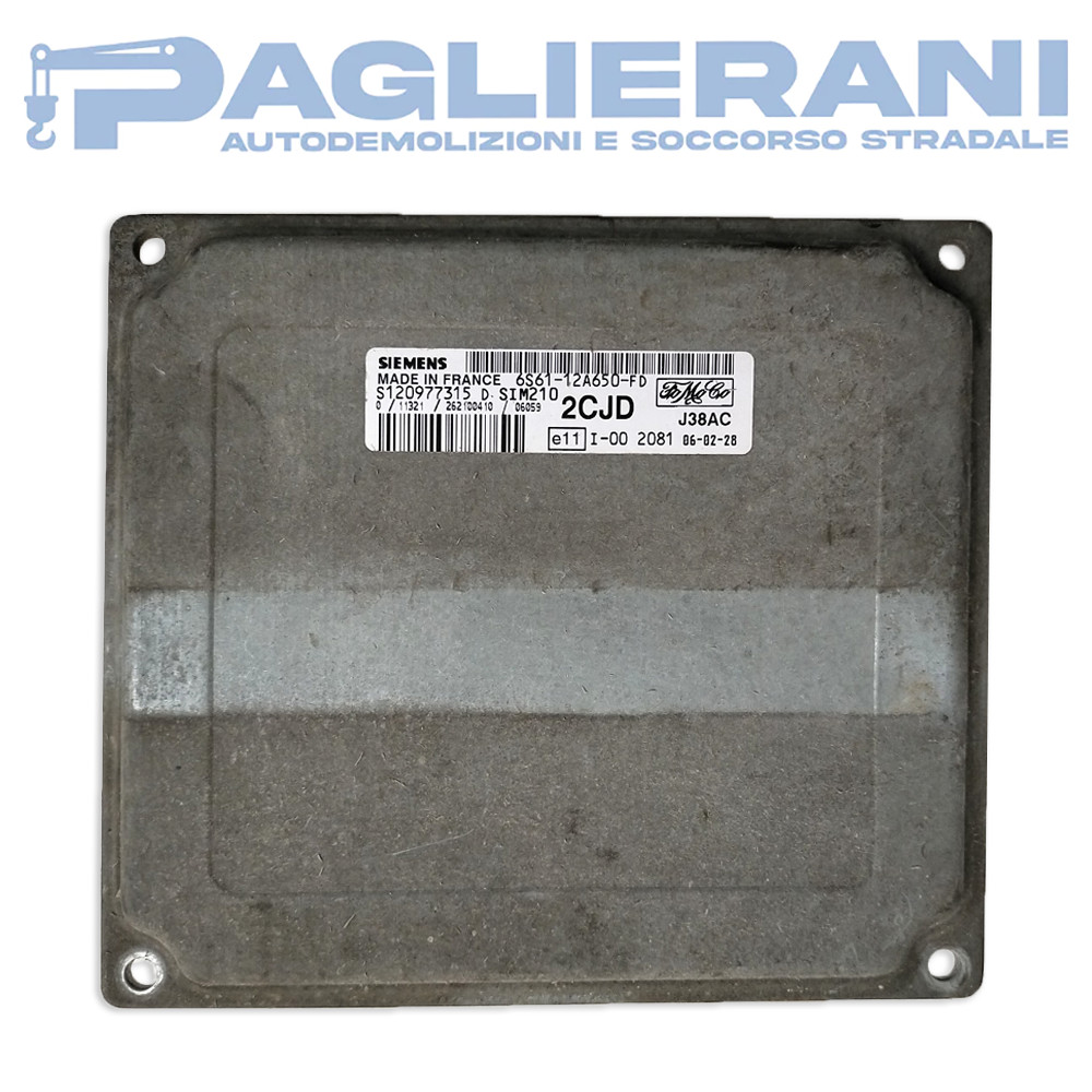 Centralina Siemens ECU Motore 2CJD J38AC SIM120 (Cod. Rif. S120977315)