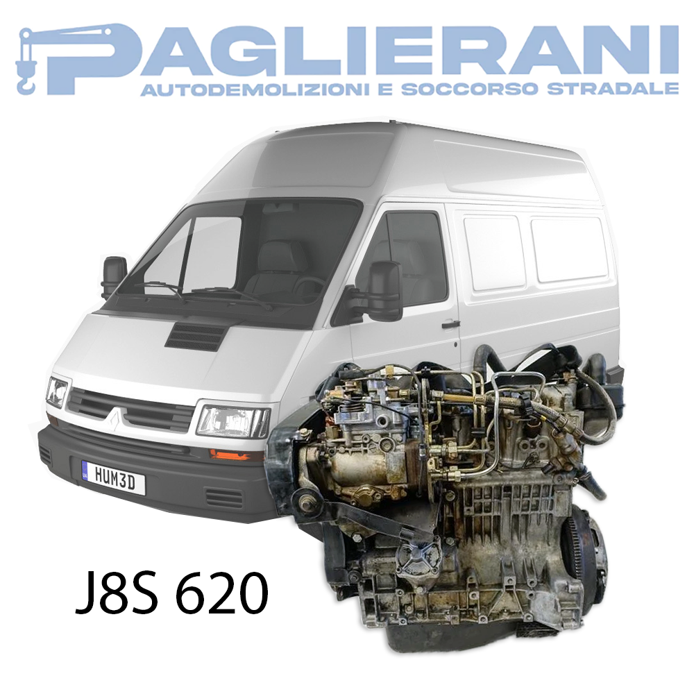 Motore J8S 620 Renault Trafic 1989-2001 2100 [2.1] Diesel 65KW 88CV 230.000 KM
