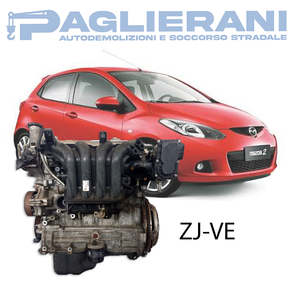 Engine ZJ-VE Mazda2 2002-2015 Petrol 1400 [1.4] 62KW 84HP 190.000 KM