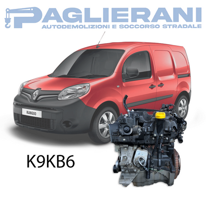 Engine K9KB6 Renault Kangoo 2013-2016 1500 [1.5] Diesel DCI 66KW 90HP 160.000 KM
