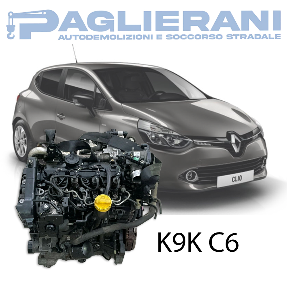 Motore K9K C6 Renault Clio IV 2012-2021 1.5 DCI Diesel 100.000 Km