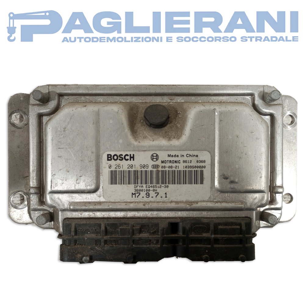 BOSCH Engine Control Unit ECU CHERY KONYA 2008 M7.9.7.1 (0261201909)