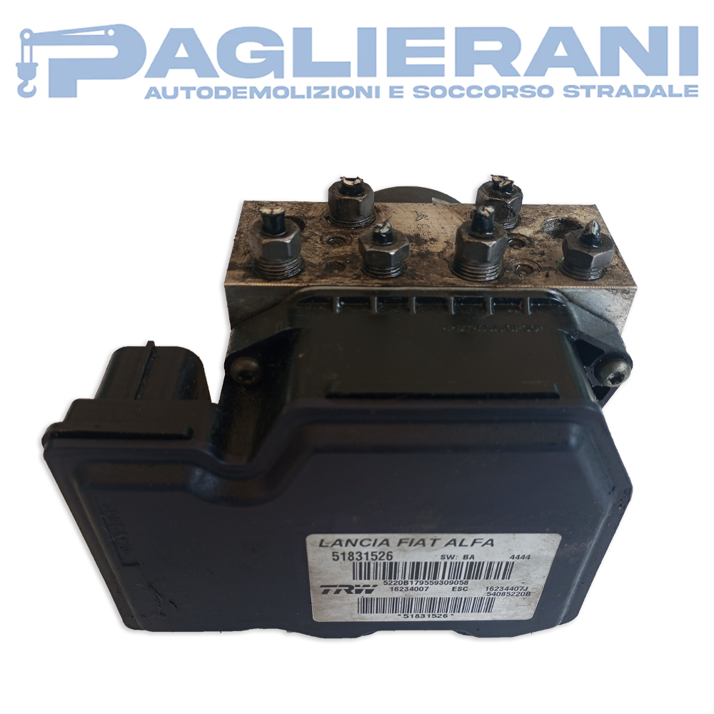 Centralina Pompa ABS TRW FIAT Lancia Alfa Romeo (Codice Rif. 51831526)