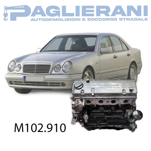 Motore M102.910 Mercedes-Benz 190 W201 1982-1993 KE-Jetronic Benzina 1800 [1.8] 80KW 102CV 190.000 KM