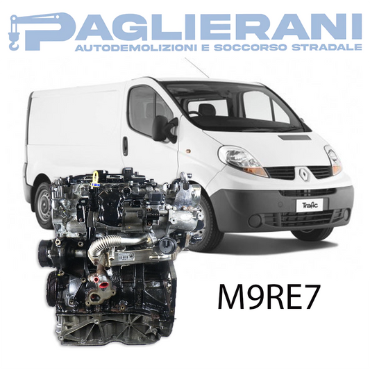 Motore M9RE7 Renault Trafic 2000 [2.0] DCI Diesel 115CV 84KW 2006 200.000 KM