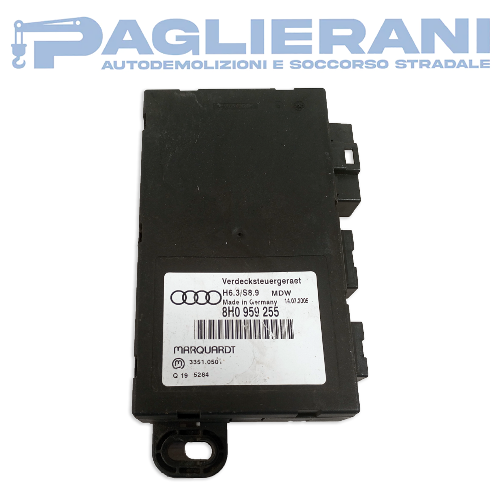 Centralina Roof Control Module Marquardt Audi (Codice Rif. 8H0959255)