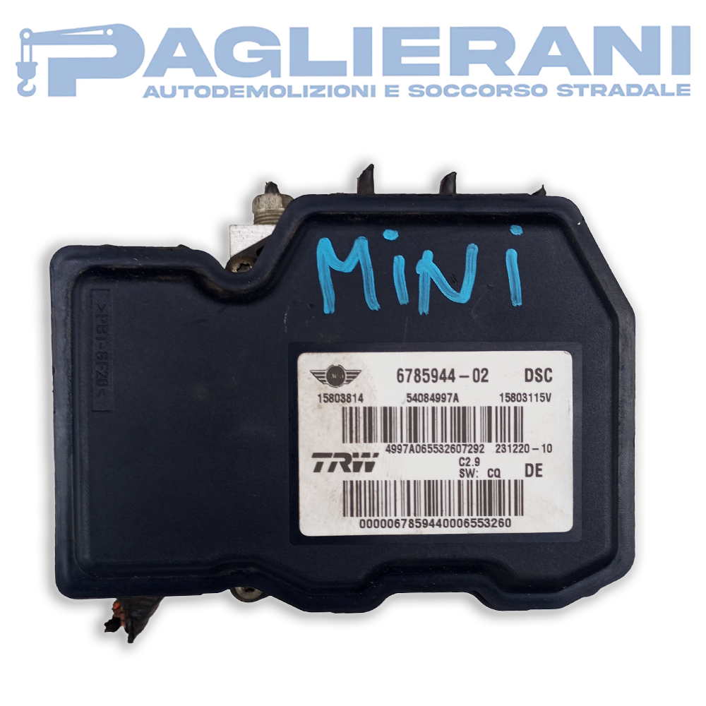 Centralina Pompa ABS Mini Cooper (Codice Rif. 6785944-02 DSC)