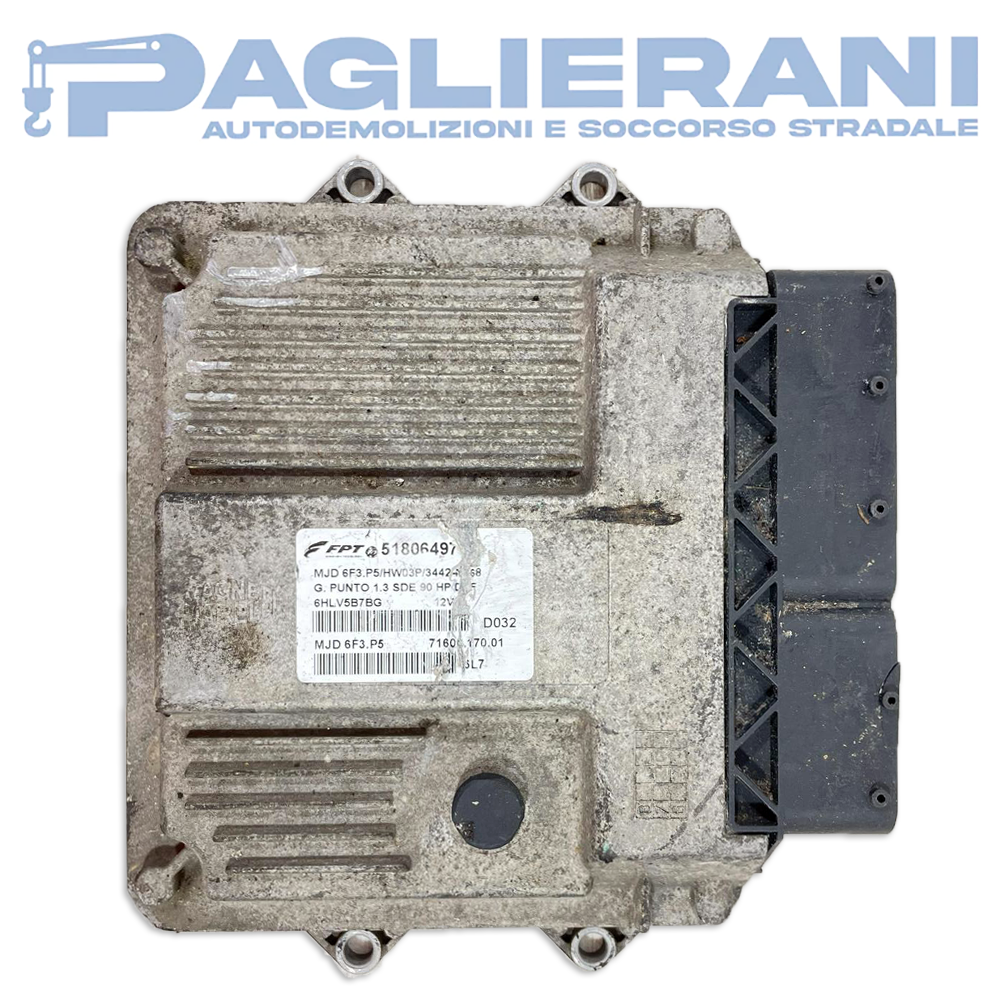 Centralina ECU Magneti Marelli FPT MJD 6F3.P5 71600.170.01 (Codice Rif. 51806497)