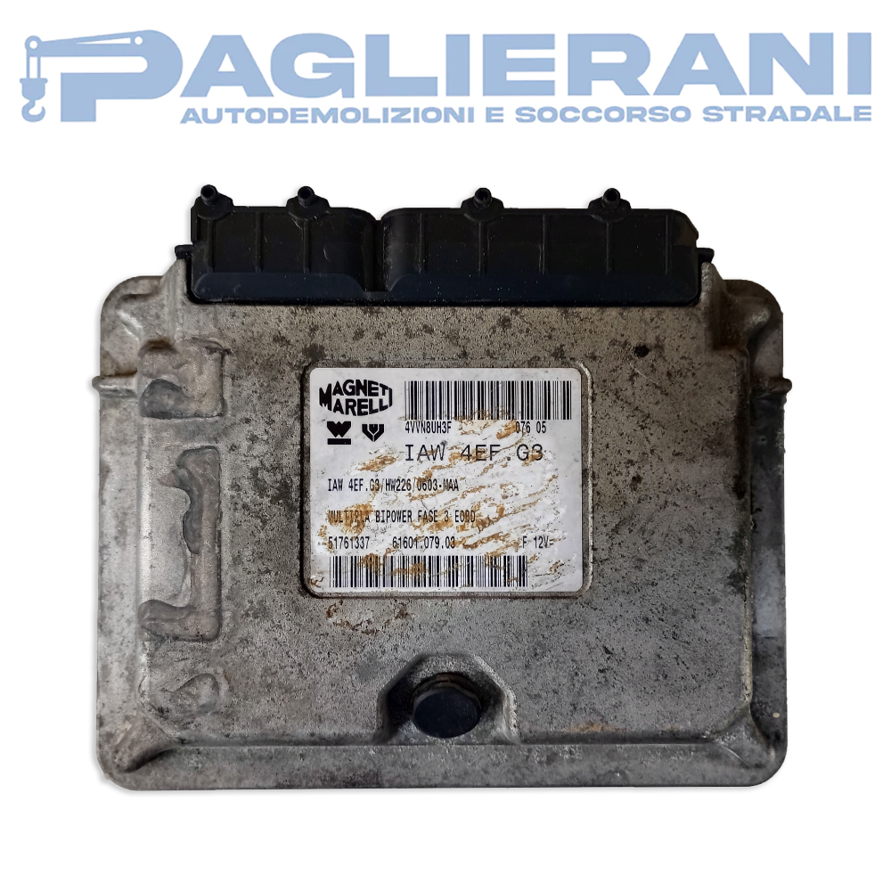 Centralina ECU Motore Magneti Marelli FIAT IAW4EF.G3 (Cod. Rif. 51761337)