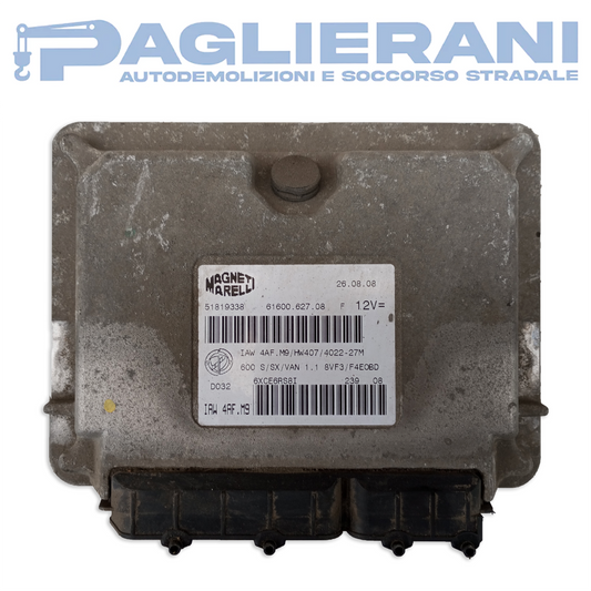 Magneti Marelli FIAT 600 Engine ECU Control Unit (Ref. Code 51819338)