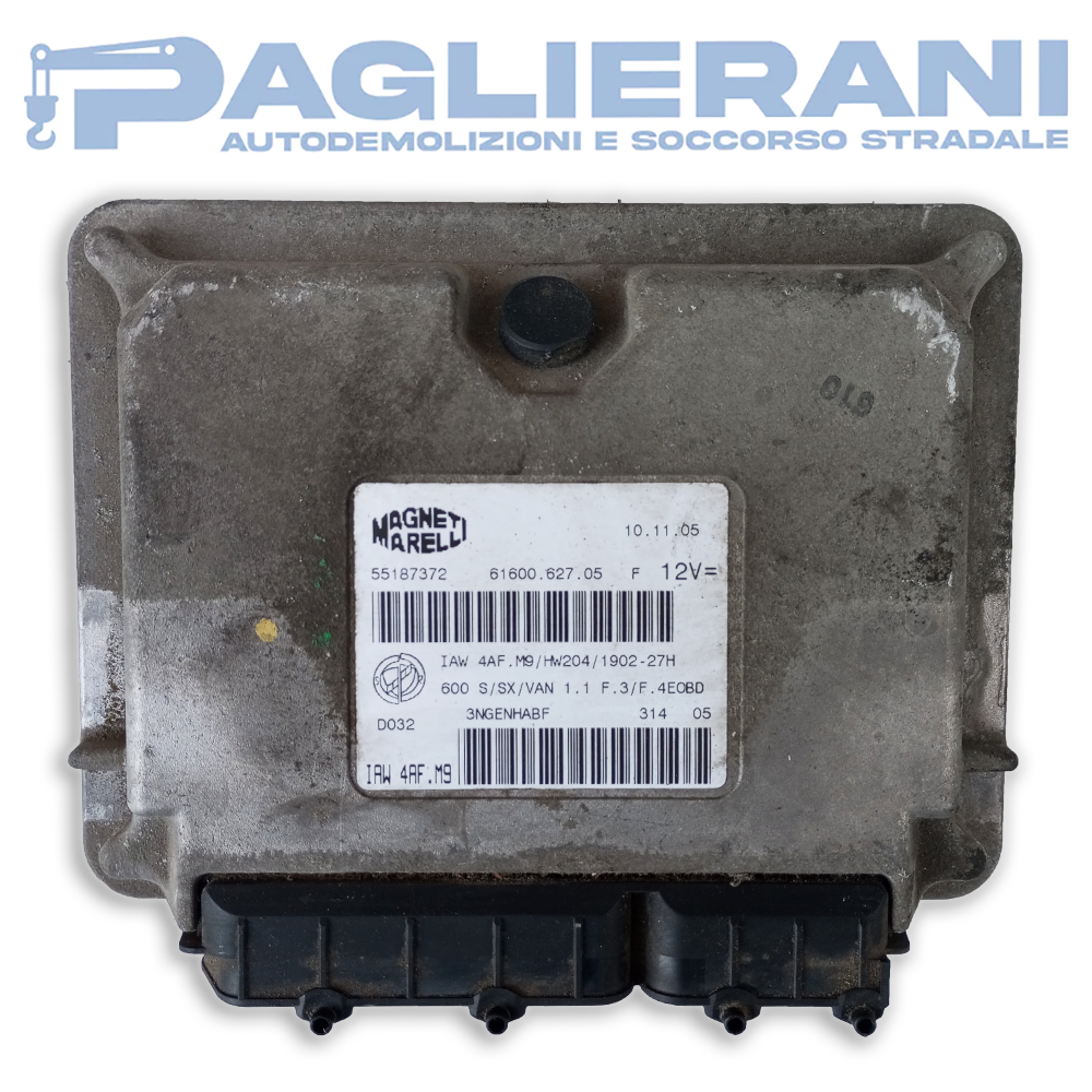 Centralina ECU Motore Magneti Marelli IAW4AF.M9 (Cod. Rif. 55187372)