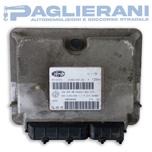 Centralina ECU Motore Magneti Marelli IAW4AF.M9 (Cod. Rif. 55187372)