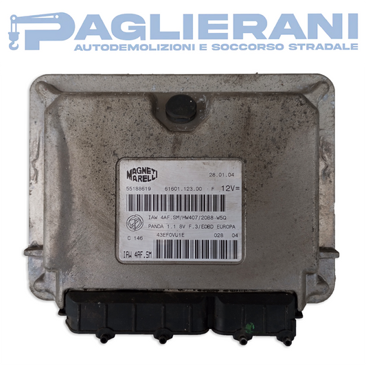 Magneti Marelli Engine ECU Control Unit FIAT Panda (Ref. Code 55188619)