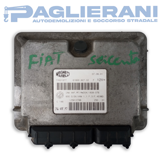 Centralina ECU Motore Magneti Marelli Fiat Seicento IAW4AF.M7 (Codice Rif. 73501877)