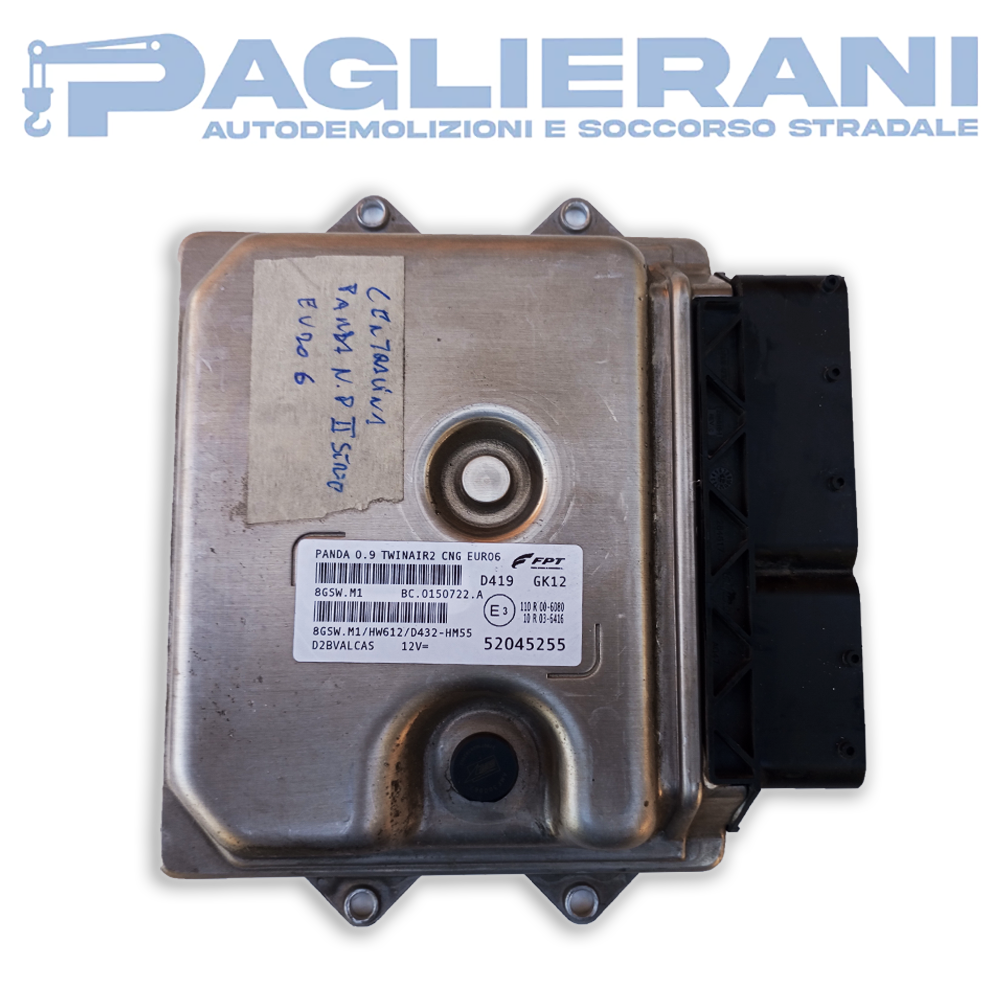 Centralina Magneti Marelli ECU Motore FPT Panda Twinair2 (Codice Rif. 52045255)