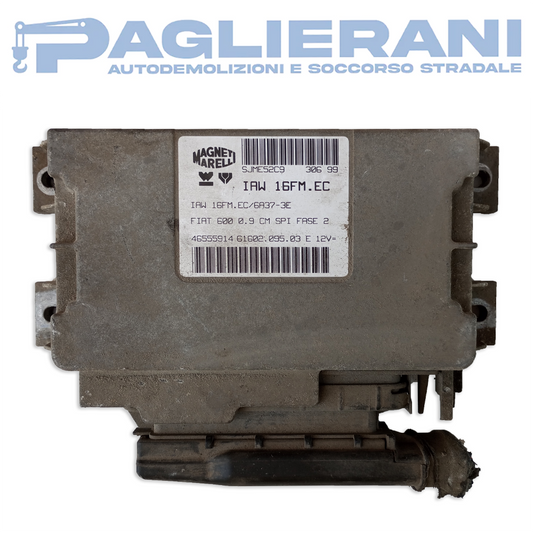 Centralina Magneti Marelli ECU Motore FIAT Seicento IAW 16FM.EC (Codice Rif. 46555914)