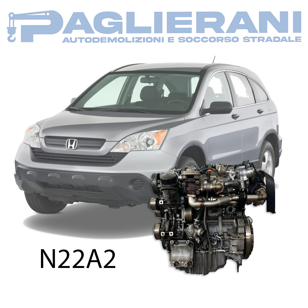 Motore N22A2 Honda CR-V II 2002-2007 Diesel 2200 [2.2] 103KW 140CV 200.000 KM