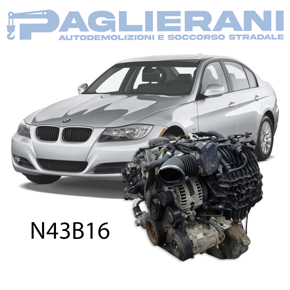 Motore N43B16 BMW Serie 3 E90 4x4 2007-2011 90KW 120CV 1600 [1.6] Benzina 289.000 KM