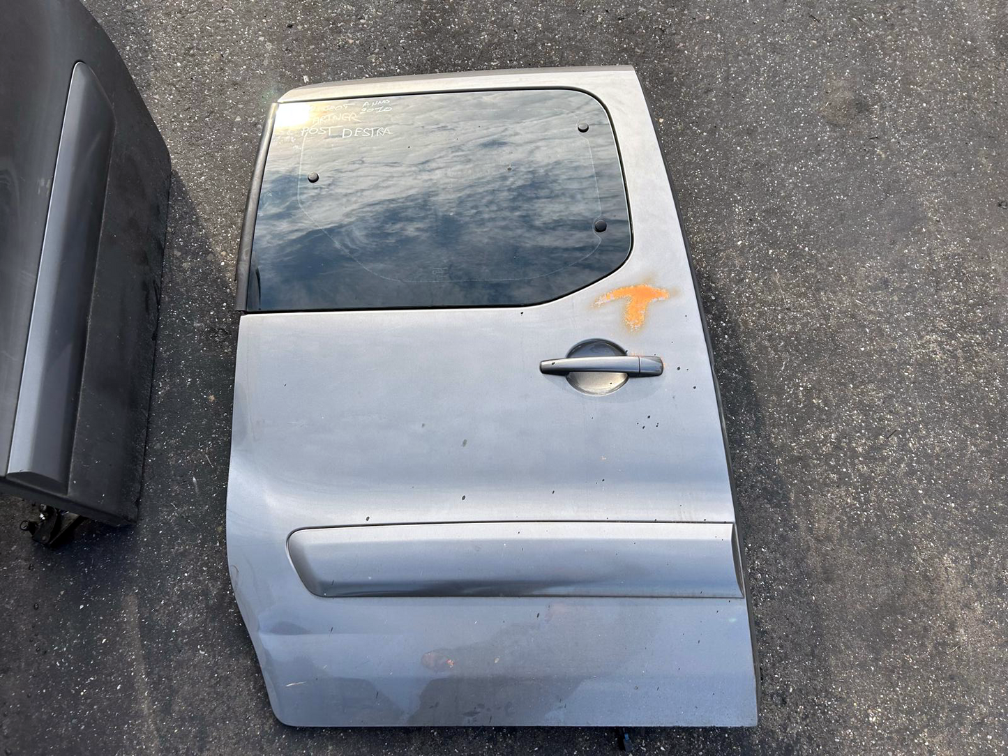 Porta Scorrevole Portiera Sportello Posteriore Originale Destro DX Peugeot Partner 2010 Grigio