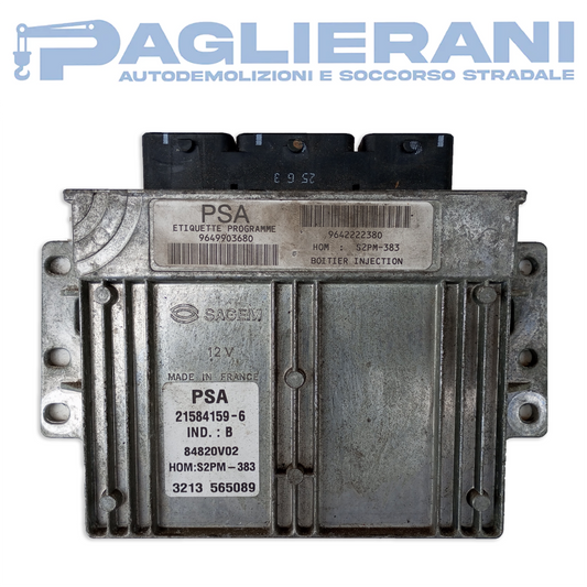 Centralina PSA SAGEM ECU Motore (Codice Rif. 9649903680)