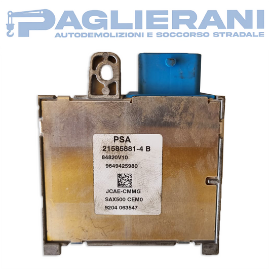 Centralina Valeo ECU Iniezione Gas Motore Citroën C3 (Codice Rif. 21585881-4B)