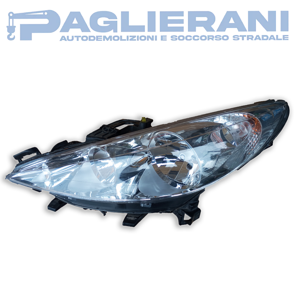 Fanale Anteriore Originale Sinistro SX Peugeot 207 2007 (05013970)