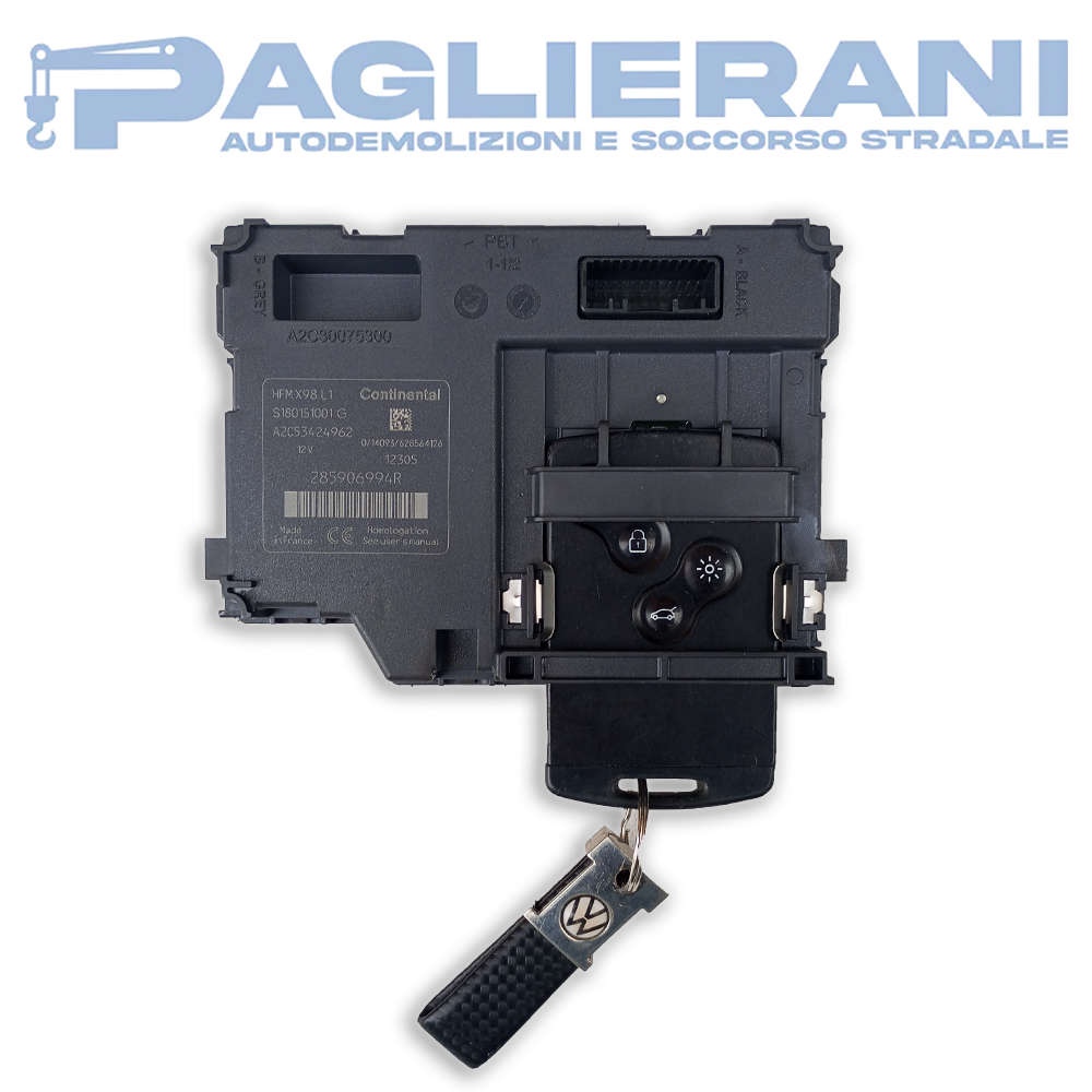 Card Reader Renault Clio 2016 Originale Continental A2C30075500 HFM X98LI (Codice Rif. S180151001G)