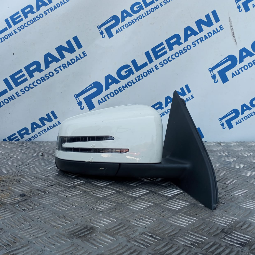 Specchietto Retrovisore Elettrico Destro DX Originale Mercedes Benz Classe A [W176] 2013-2018 Bianco 7 PIN (A1768100216)