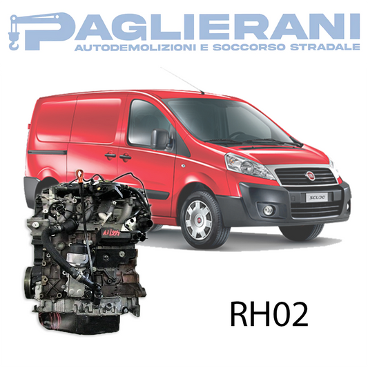 RH02 2.0 Diesel Engine FIAT Scudo 2015 180,000 Km 