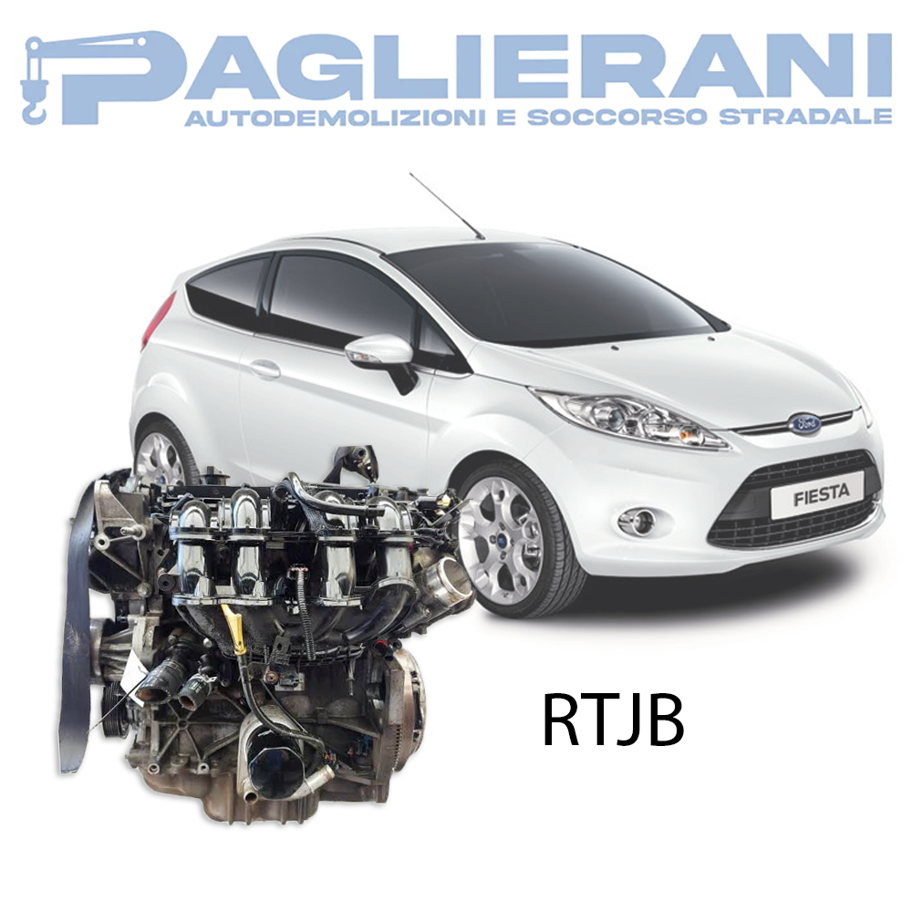 Engine RTJB Ford Fiesta 2008-2013 Euro 5A 1400 [1.4] Petrol/GPL 71KW 95HP 200.000 KM