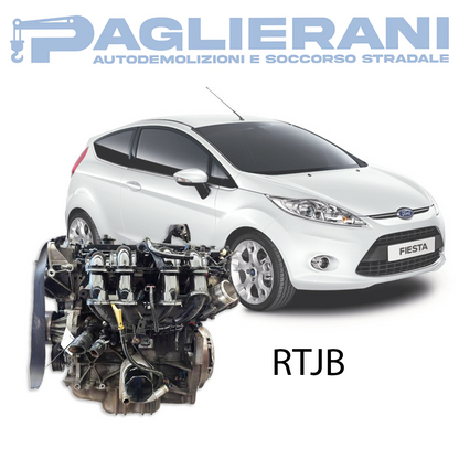 Engine RTJB Ford Fiesta 2008-2013 Euro 5A 1400 [1.4] Petrol/GPL 71KW 95HP 200.000 KM