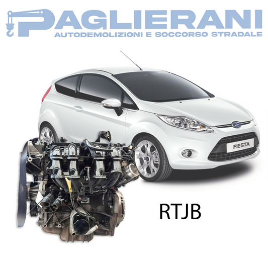 Motore RTJB Ford Fiesta 2008-2013 Euro 5A 1400 [1.4] Benzina/GPL 71KW 95CV 200.000 KM