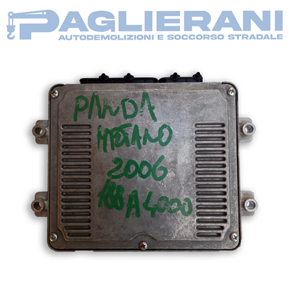 ECU Engine Control Unit Gas Injection FIAT Panda Bipower E08D Metatron 4100134 (PN 51804614)