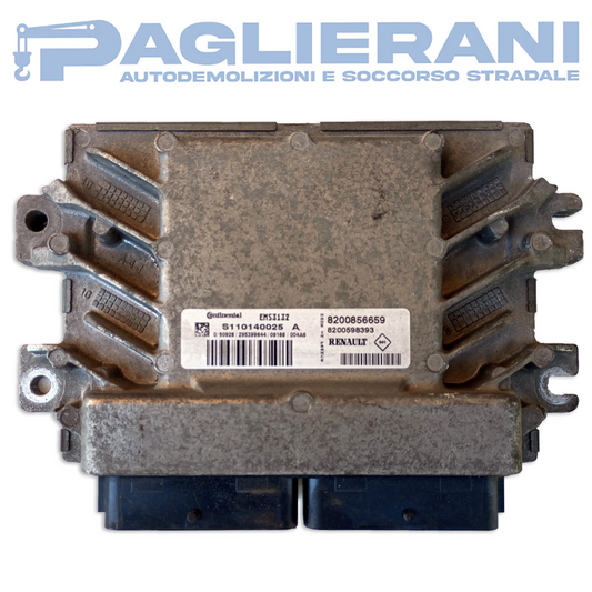 Centralina Motore ECU Continental Dacia Sandero 2008-2012 EMS3132 8200856659 (S110140025A)