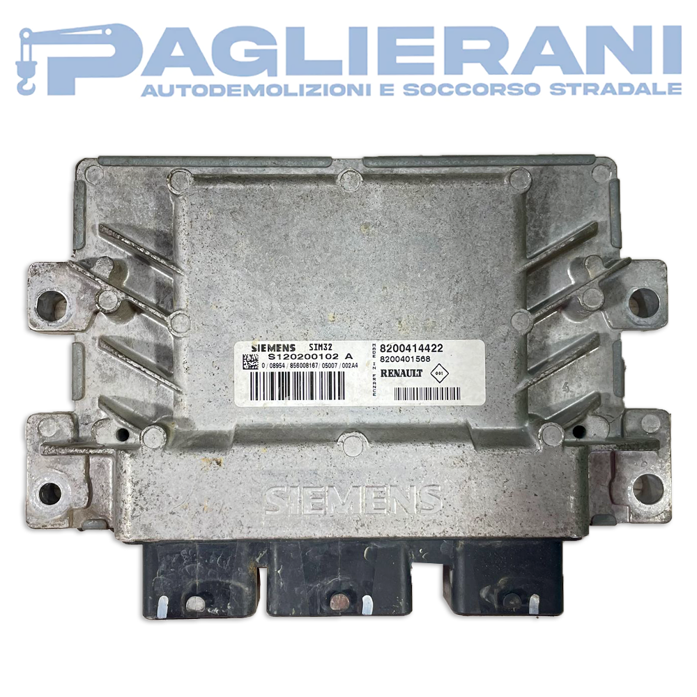 Centralina ECU Siemens Motore Renault Clio (Codice Rif. S120200102A)