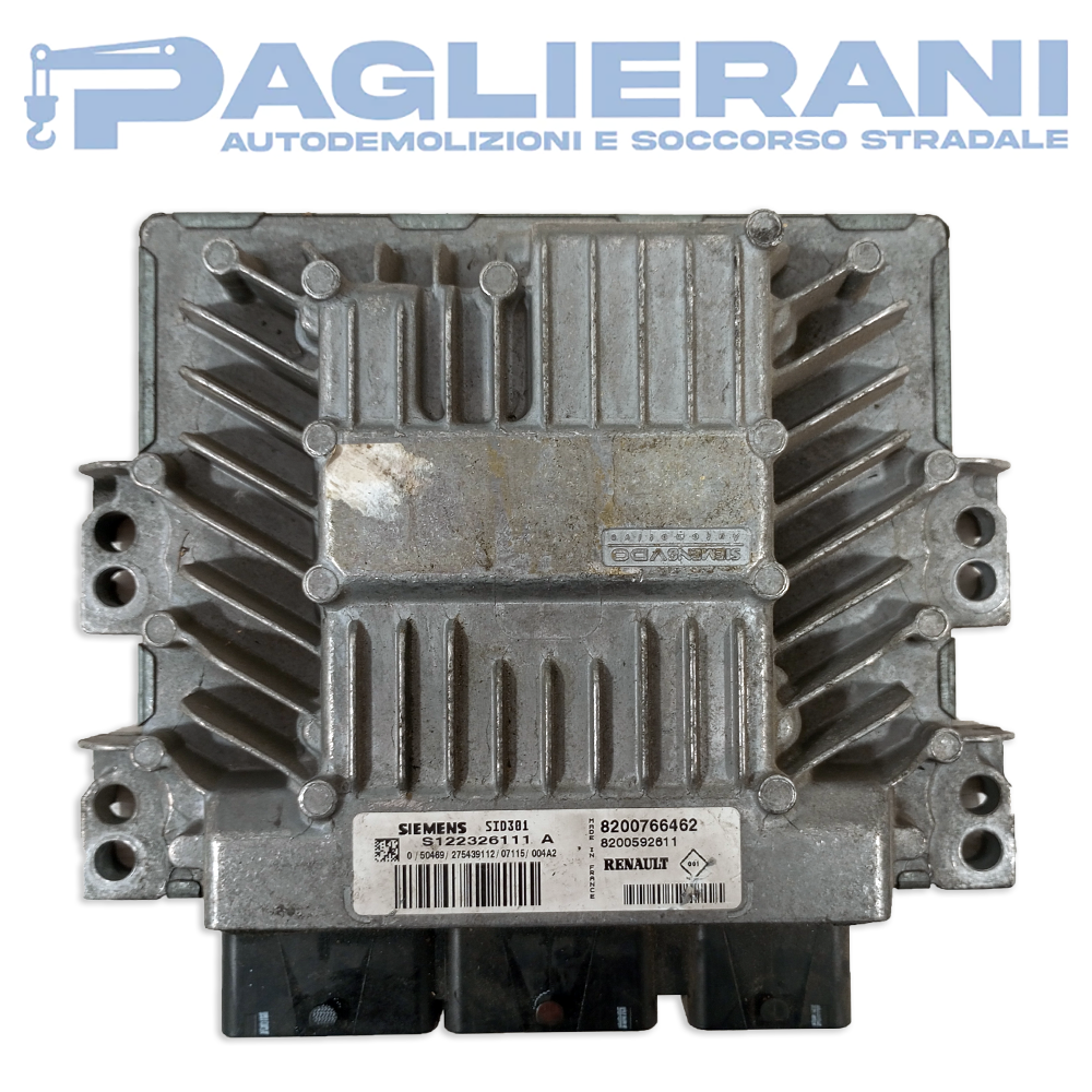 Centralina ECU Motore Siemens Renault Megane SID301 8200766462 (S122326111A)