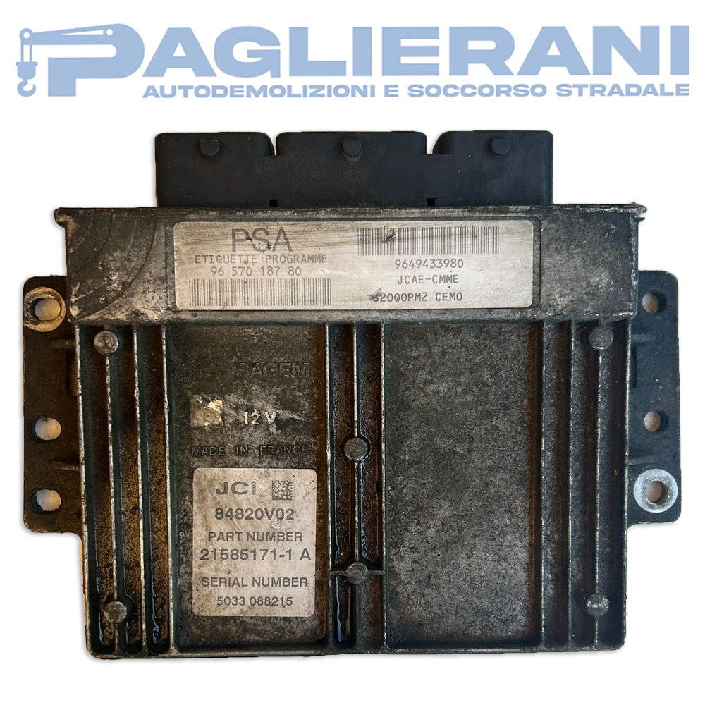 PSA SAGEM Engine Control Unit ECU Citroen 21585171 -1A (9657018780)